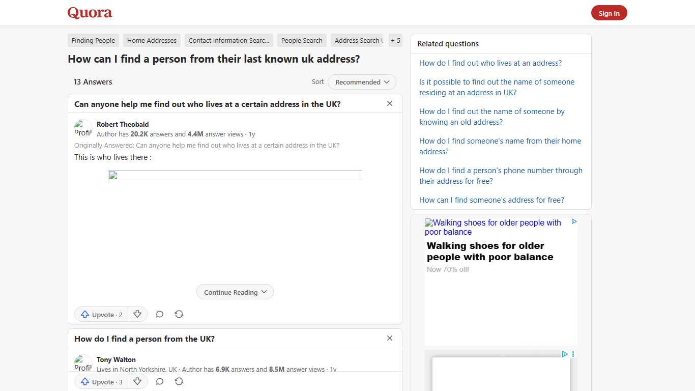 How to find a person from their last known uk address - Quora