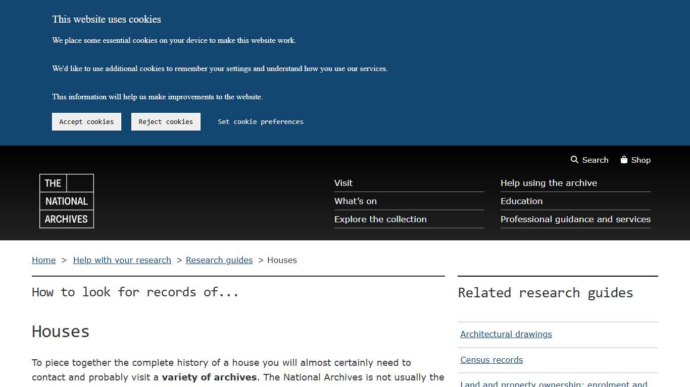 Houses - The National Archives