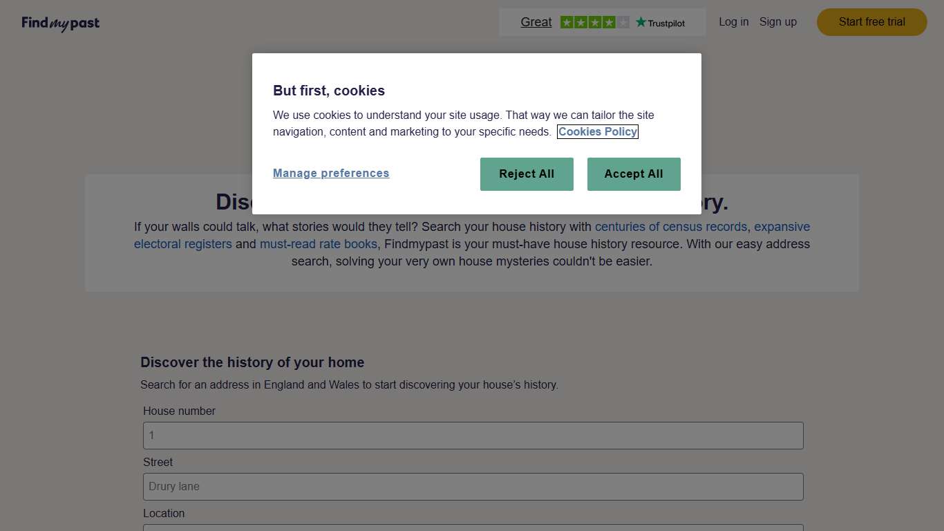 Discover house history | Find out who lived in your house | findmypast.co.uk